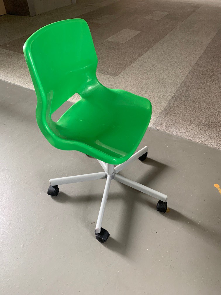 IKEA chair on wheels, Furniture & Home Living, Furniture, Chairs on Carousell