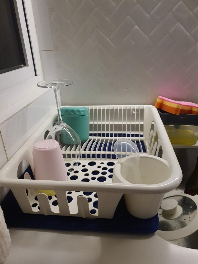 IKEA dish rack / dish drainer, Furniture & Home Living, Kitchenware
