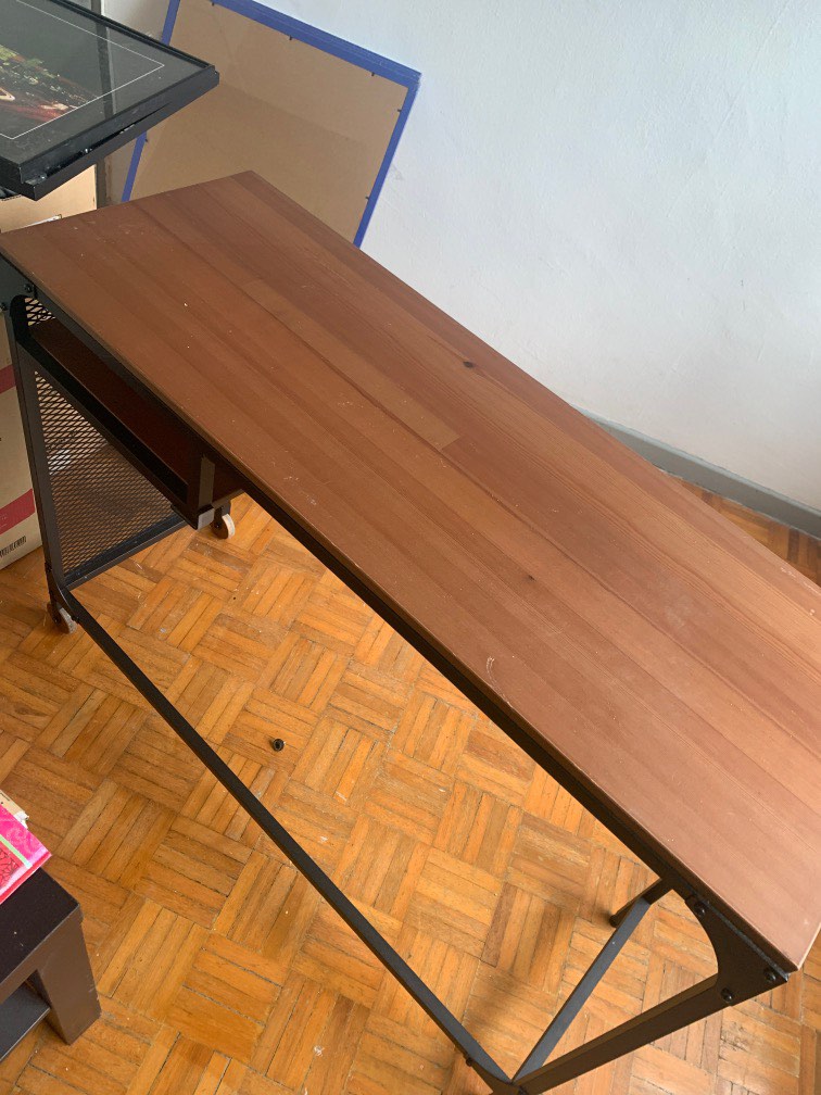 Ikea fjallbo desk, Furniture & Home Living, Furniture, Tables & Sets on