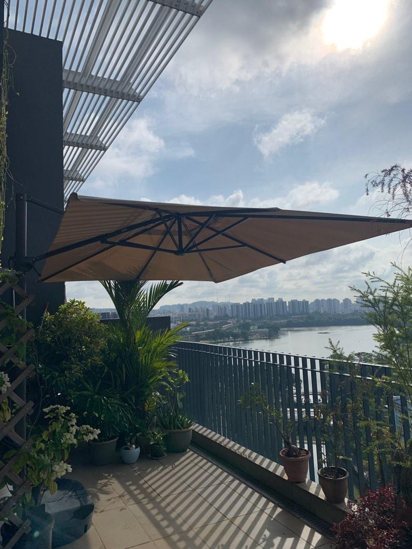 IKEA Seglaro umbrella, Furniture & Home Living, Outdoor Furniture on