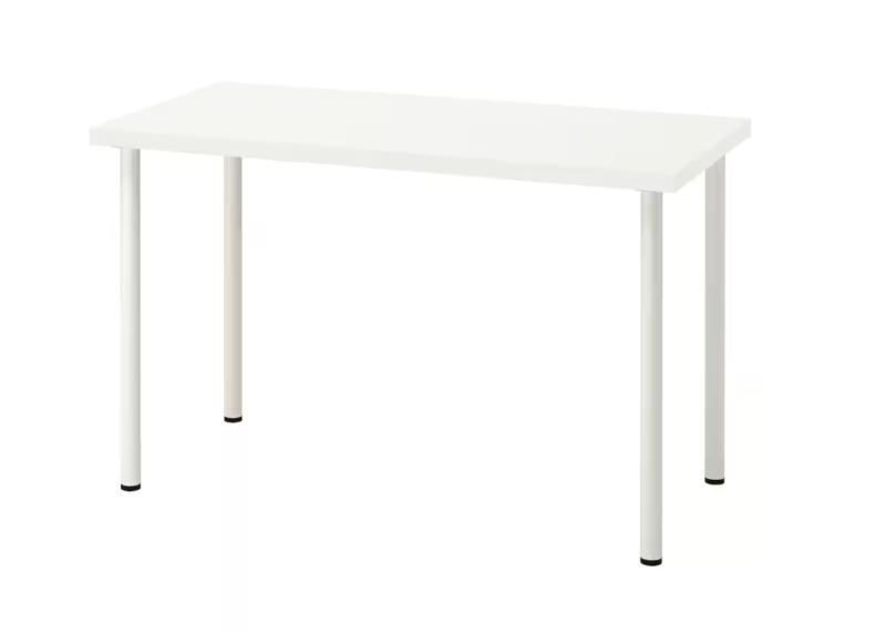 FREE! Ikea Table top (White top and Grey legs). 100cm x 60cm