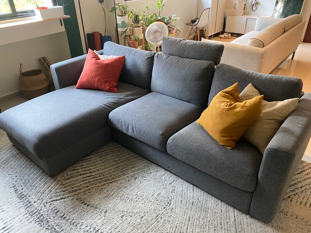 Ikea vimle gunnared grey sales