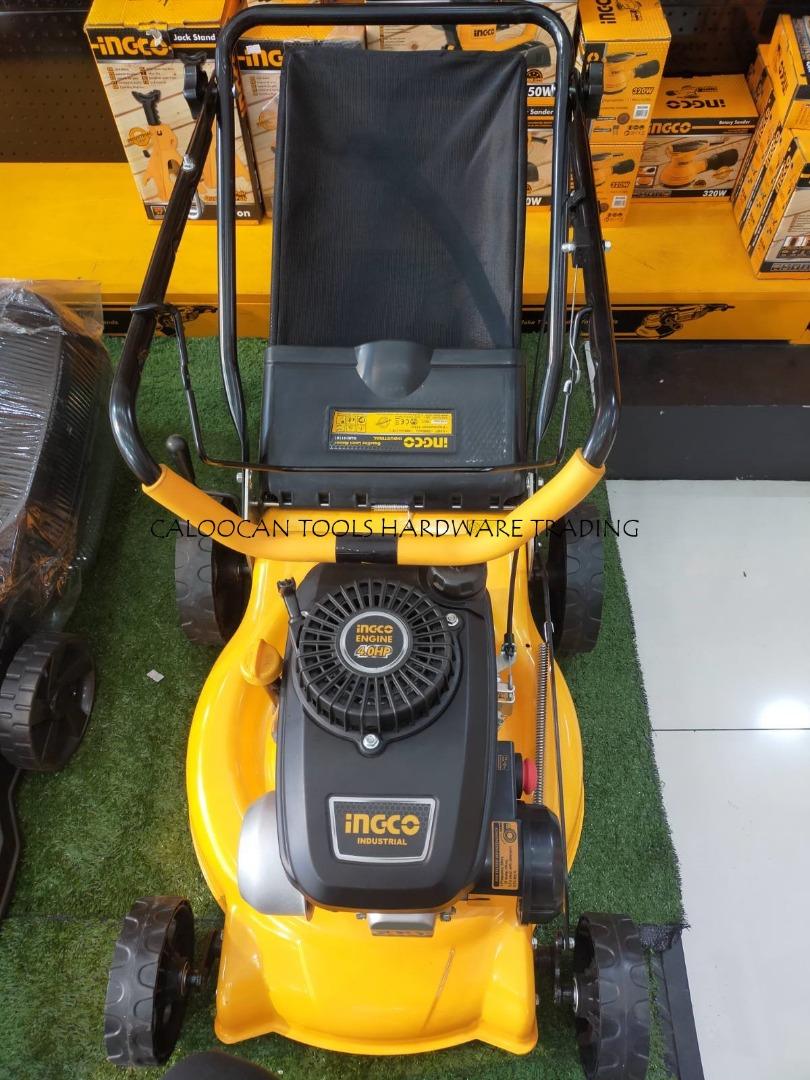 INGCO Gasoline Lawn Mower GLM141181 4HP, Commercial & Industrial