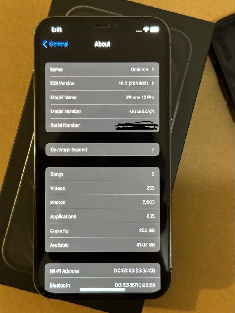 iPhone 12 Pro Graphite, 256GB, Factory Unlocked, Mobile Phones