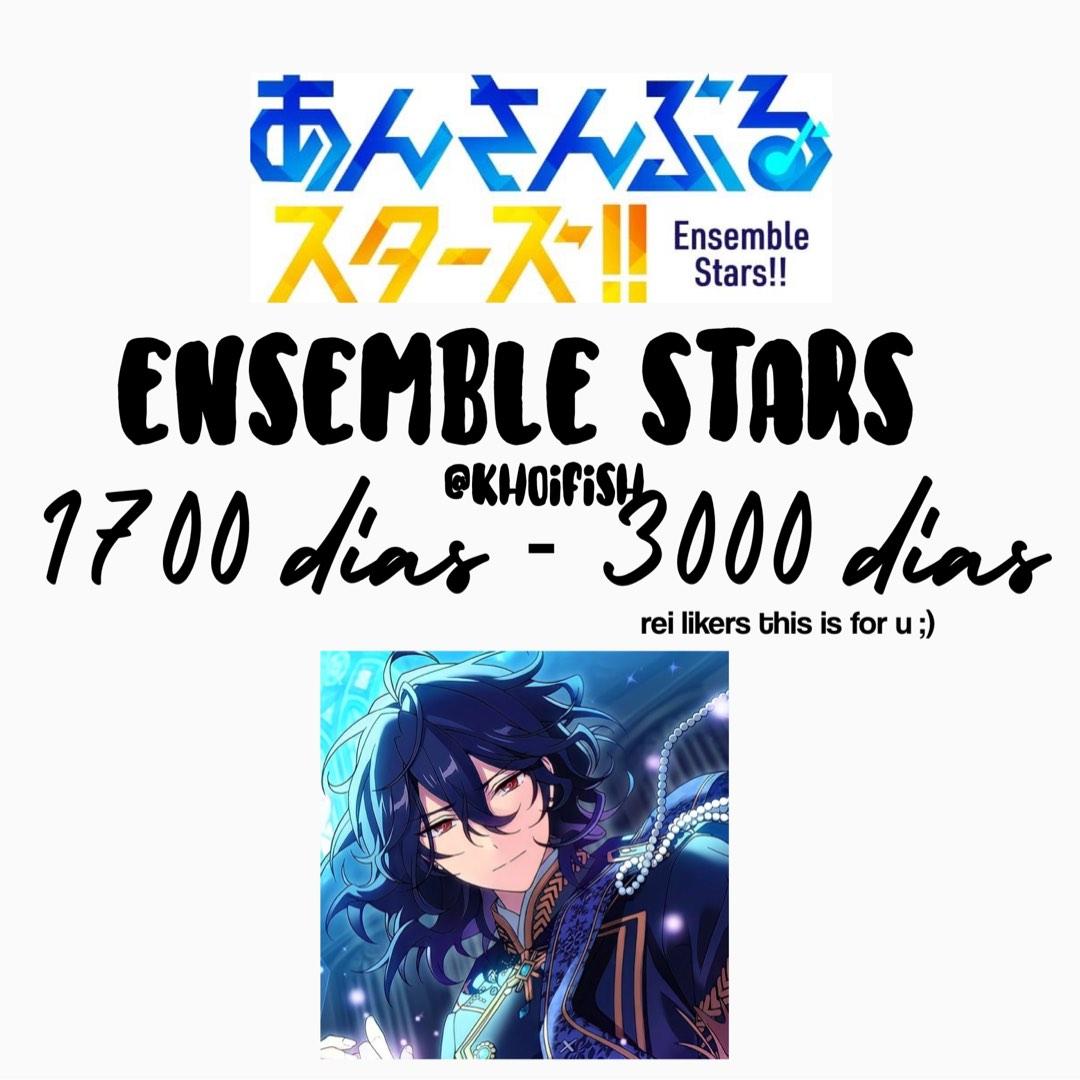 Jp Ver Ensemble Stars Music Reroll Starter Account 1700 Dias 3000 Dias Video Gaming 5405