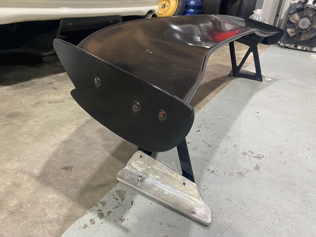 JS Fibre GT Wing with custom base plate., Car Accessories, Accessories ...