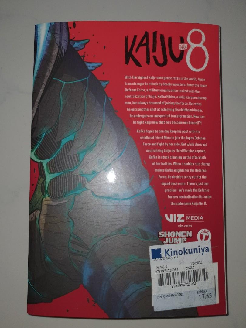 Kaiju No.8 Manga Vol. 1, Hobbies & Toys, Books & Magazines, Comics & Manga  on Carousell