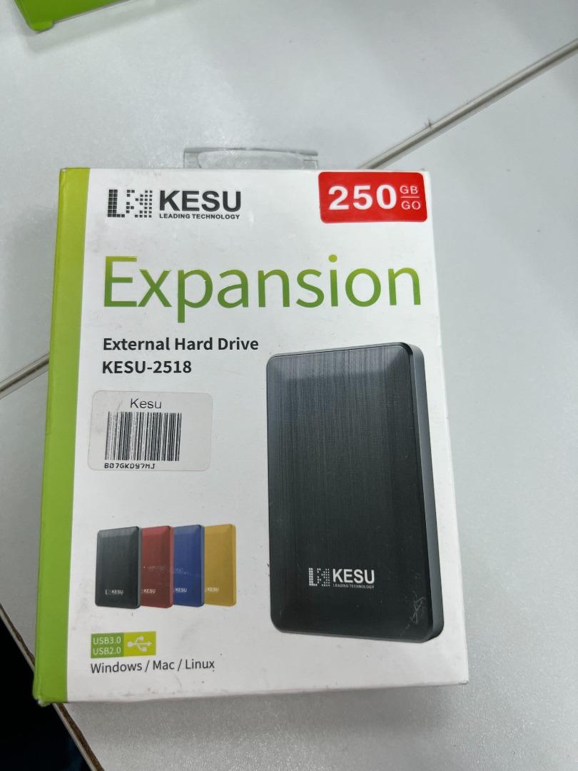 KESU 2518 Portable External Hard Drive USB 3.0 250GB for Windows/Mac