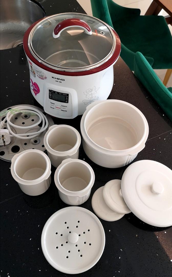 Khind Double Boiler DB 18S, TV & Home Appliances, Kitchen Appliances