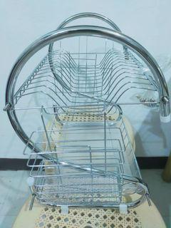 Plate and Cup Steel Kitchen Rack