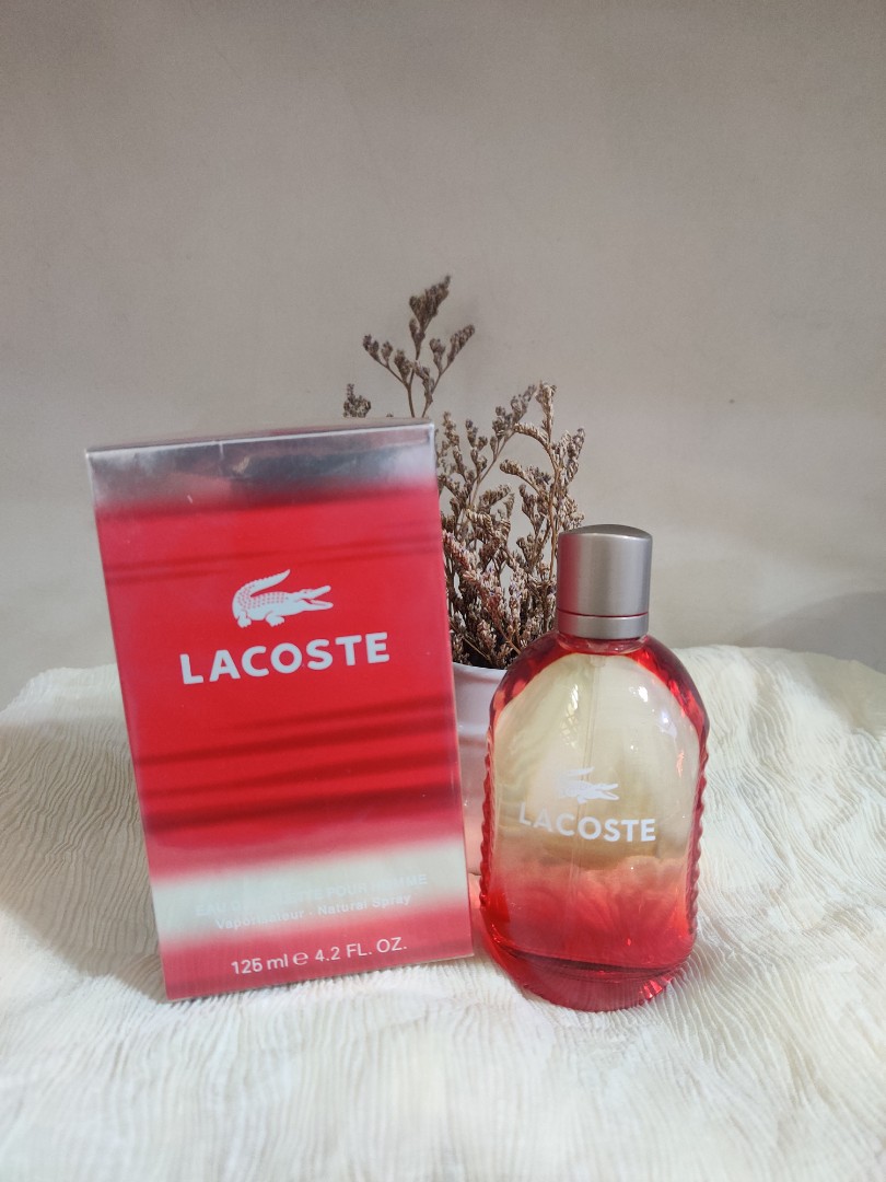 beskytte erindringsmønter Mariner Lacoste Hot Play authentic US tester perfume, Beauty & Personal Care,  Fragrance & Deodorants on Carousell