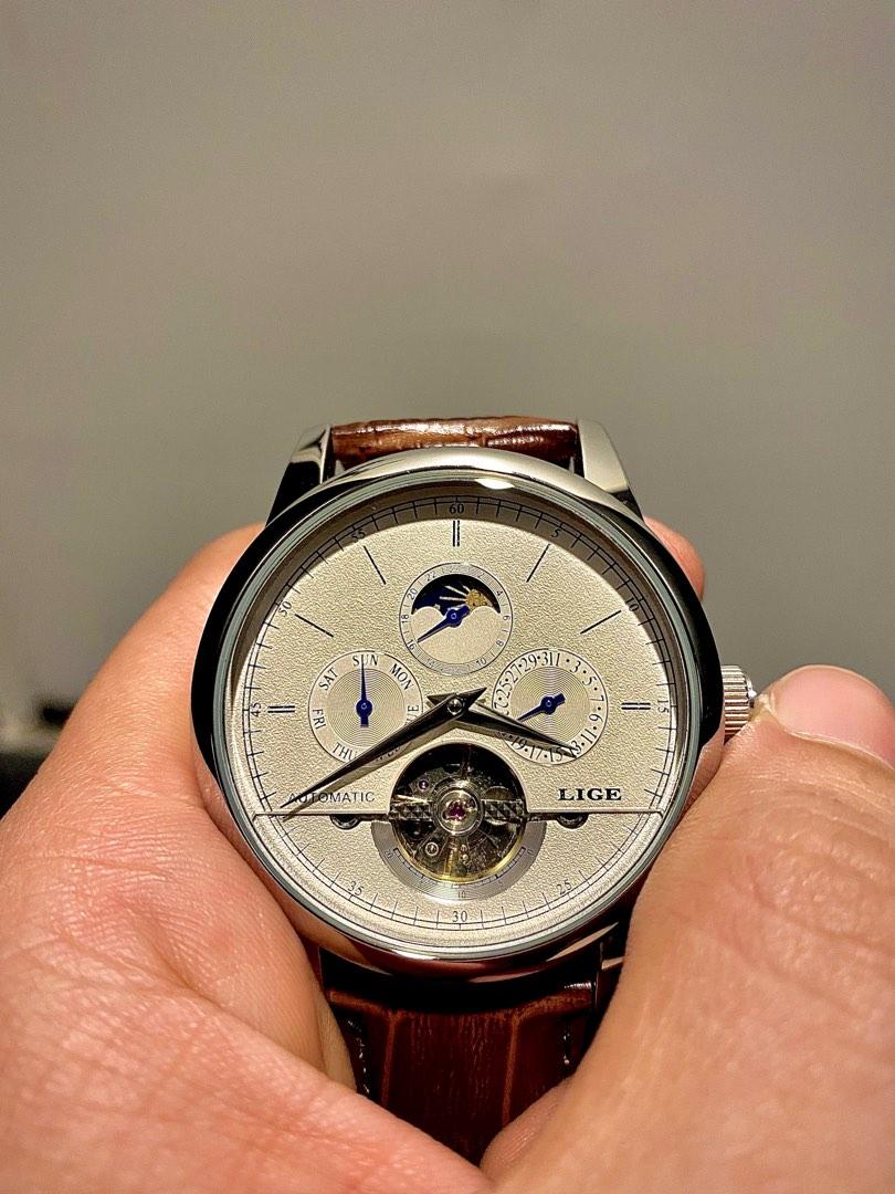 Belmont lige top automatic watch
