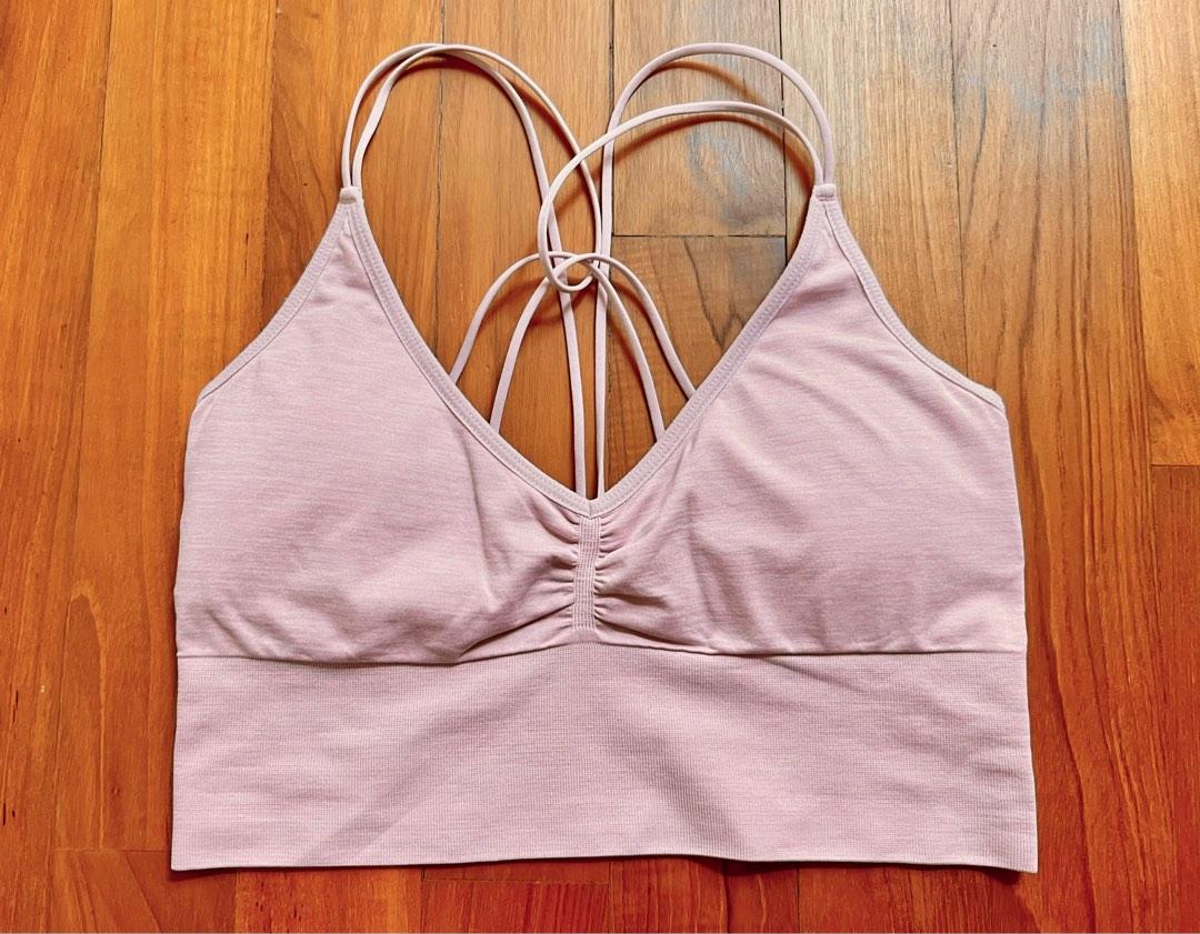 By Anthropologie Ruched Seamless Longline Bralette