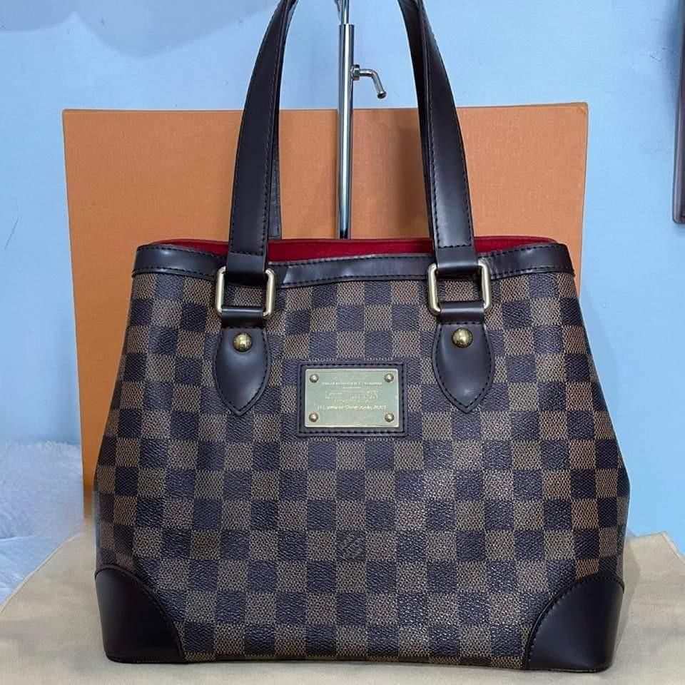 Louis Vuitton Damier Ebene Canvas Hampstead MM Bag, Luxury, Bags & Wallets  on Carousell