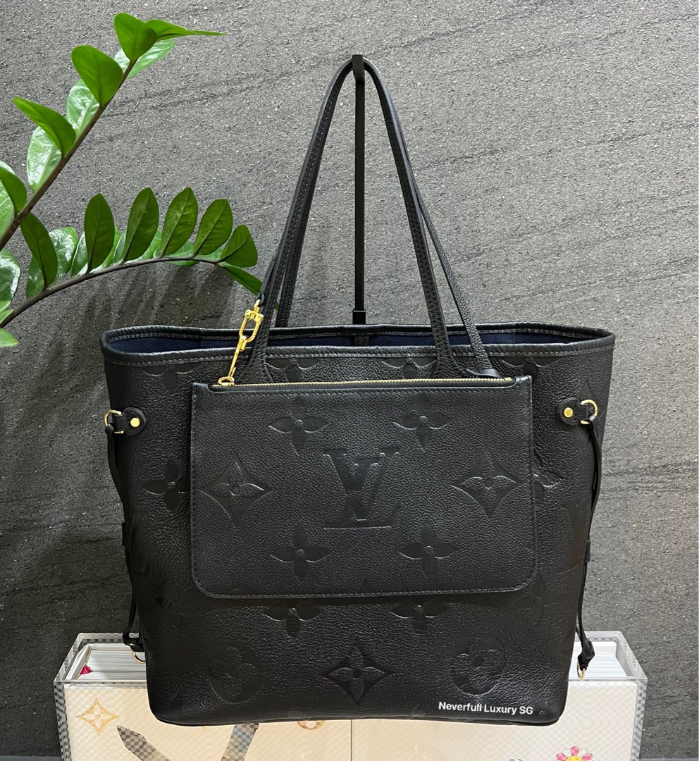 ❣️BNIB❣️Louis Vuitton Neverfull MM Giant Monogram Empreinte Leather,  Luxury, Bags & Wallets on Carousell