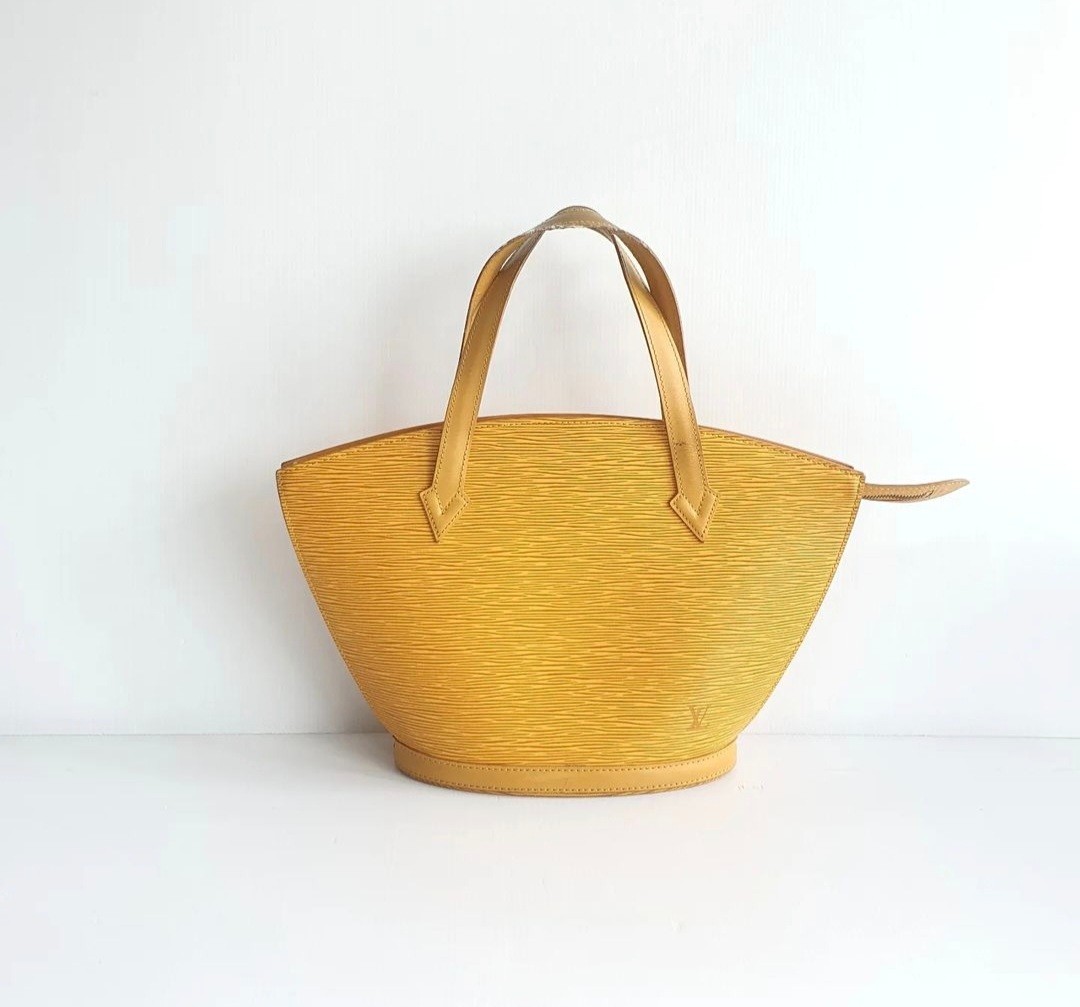 Louis Vuitton Yellow Leather EPI Saint Jacques Tote 1lv717k