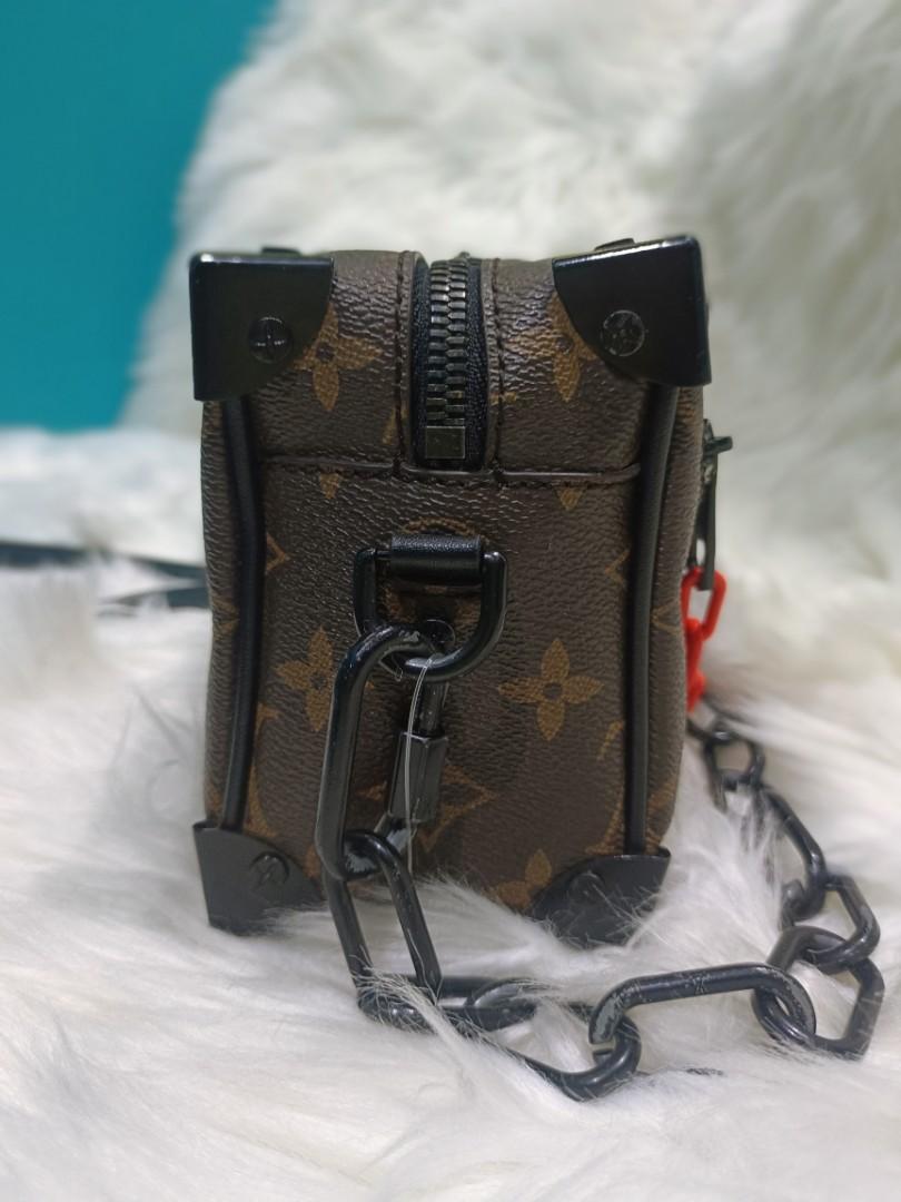 Louis Vuitton Soft Trunk Backpack Bag Charm and Key Holder Brown in Canvas  with Gold-tone - US