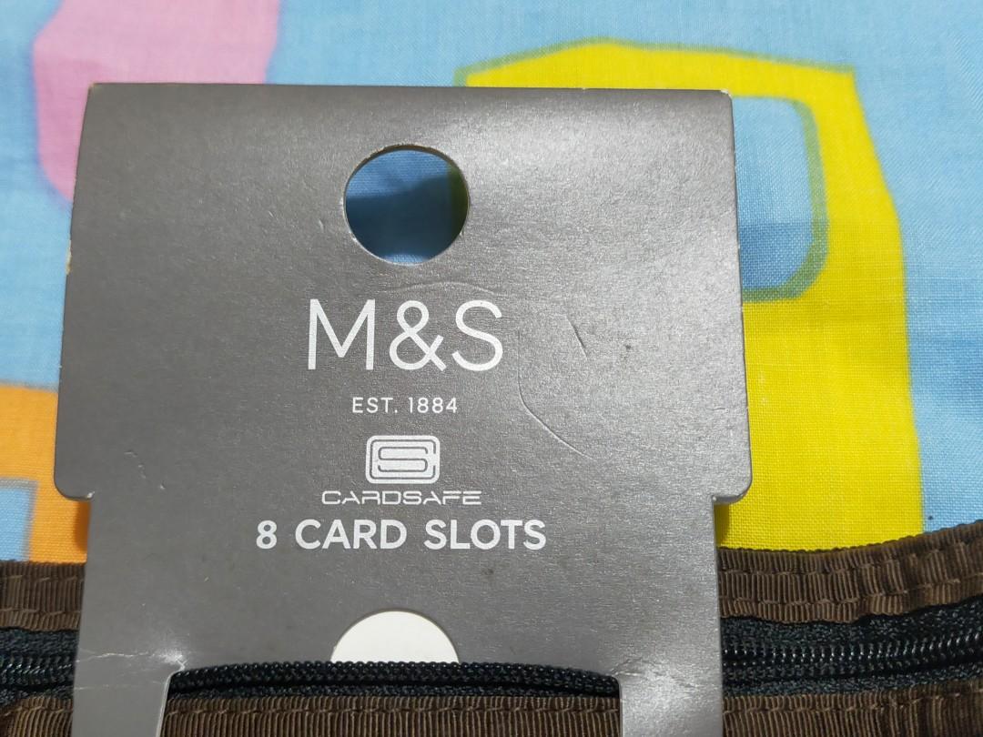 Marks & Spencer Bi-Fold Cardsafe Wallet Leather (MALE, BROWN)