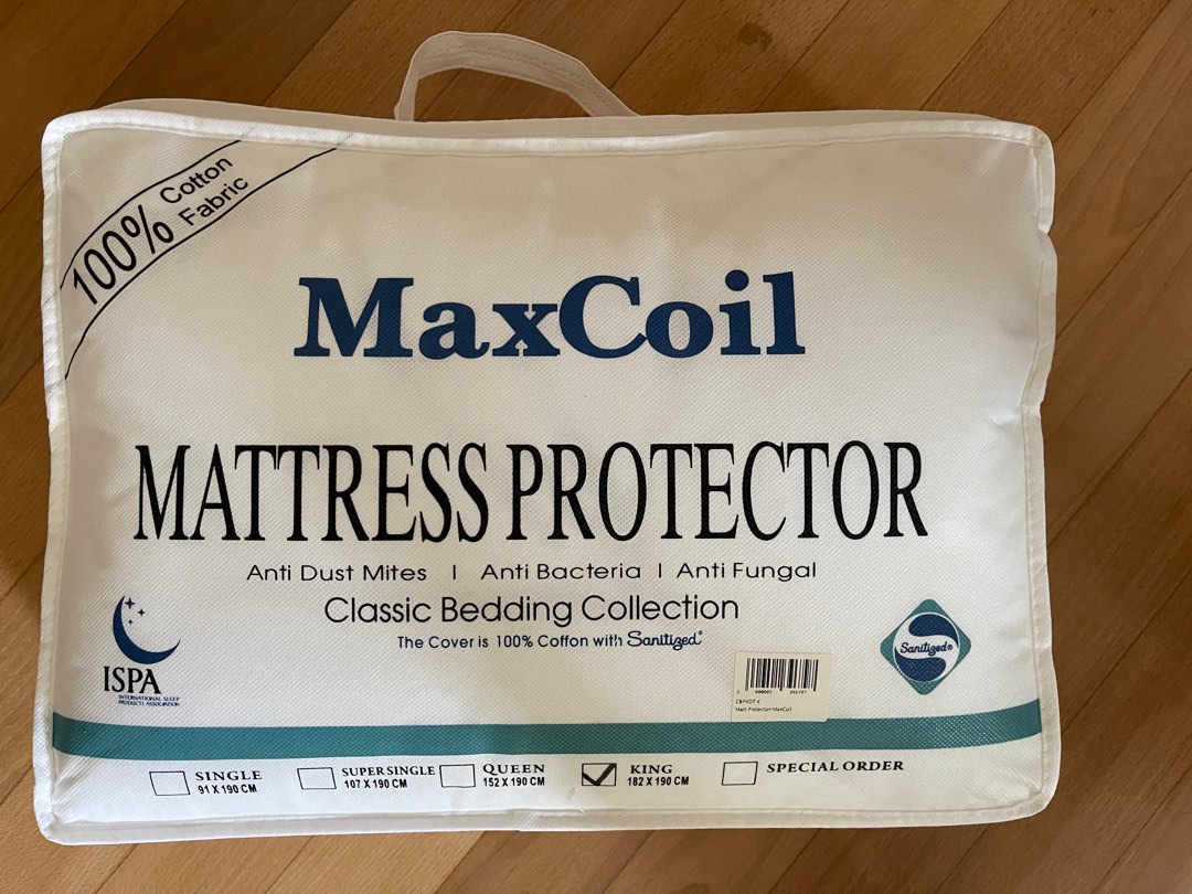 maxcoil cooler mattress protector