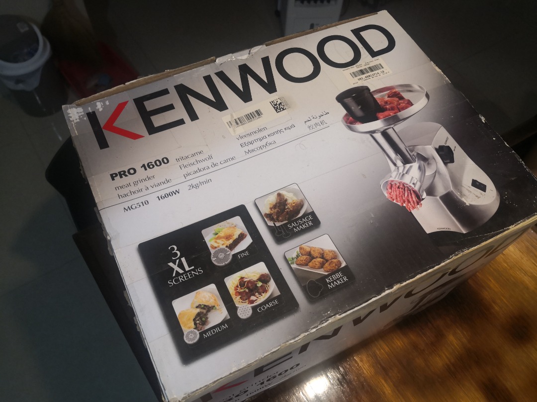 Meat Grinder KENWOOD PRO1600 MG510, Furniture & Home Living