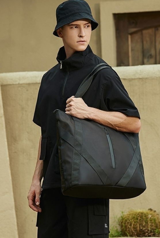 Mens nylon tote bag best sale