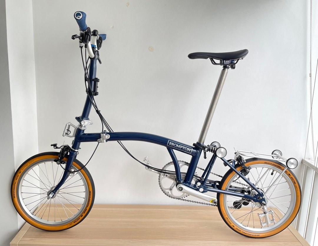 Brompton tempest blue sales m6l