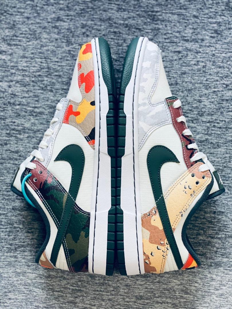 nike dunk low se sail camo
