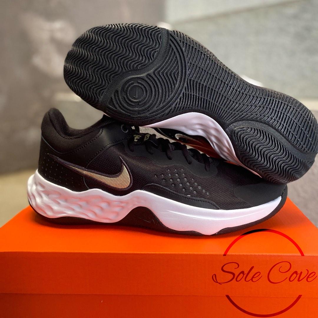Nike fly by mid black gold clearance