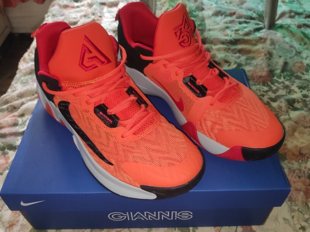 Giannis orange shoes discount