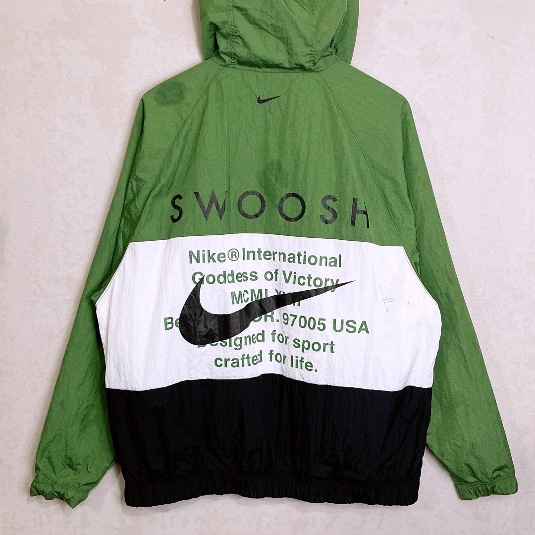Nike swoosh windbreaker, Men's Fashion, Coats, Jackets and Outerwear on
