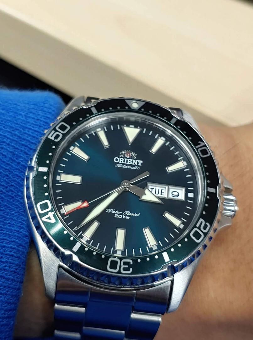 Orient Kamasu/ mako III (3) with strapcode bracelet, Men's Fashion