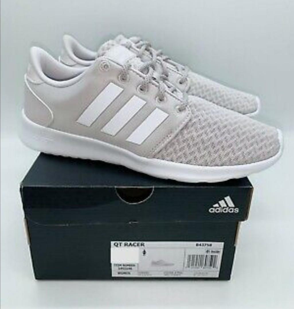 Adidas neo cloudfoam qt on sale racer women's shoes ice purple