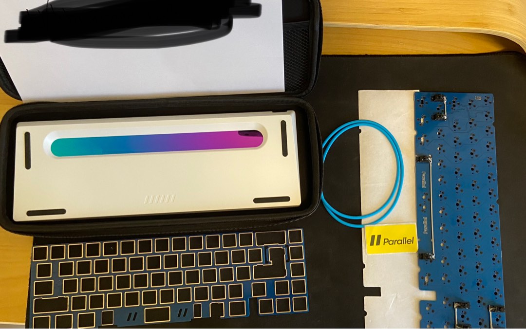 Parallel Limited EWhite Portal 65 Custom Mechanical Keyboard Kit, 電腦