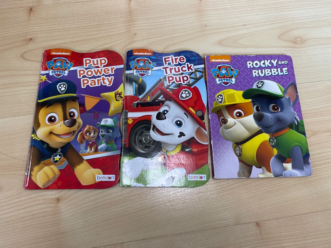 Paw Patrol Board Book Set, Hobbies & Toys, Books & Magazines, Children's Books on Carousell