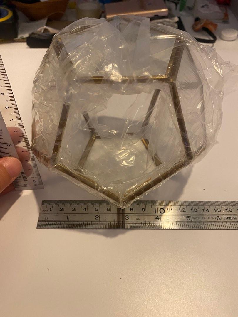 Pentagonal Pot Pentagonal pot or terrarium, Furniture & Home Living, Gardening, Pots ...