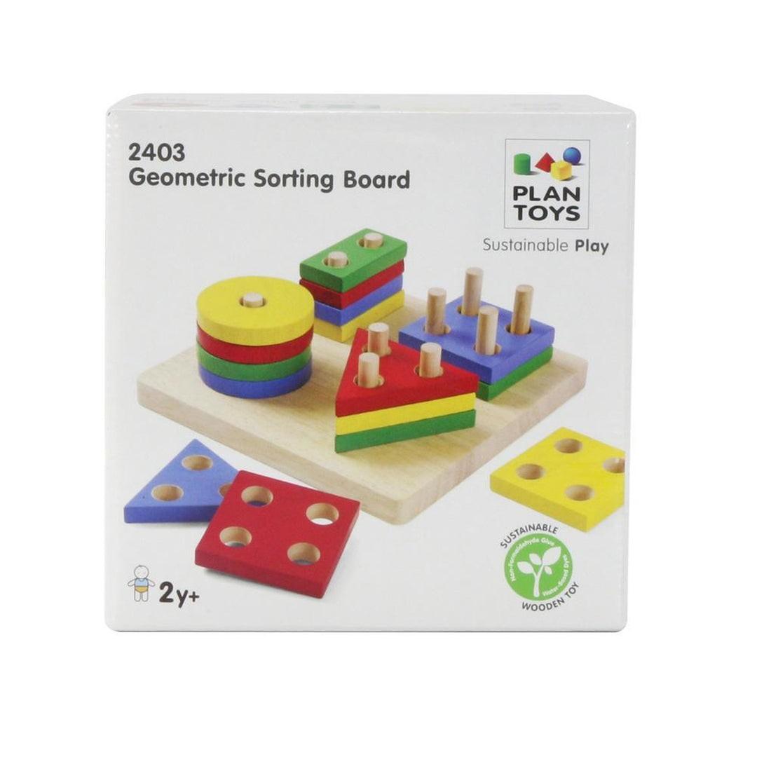 Plantoys Geometric Sorting Board, Bayi & Anak, Mainan & Baby Walker di