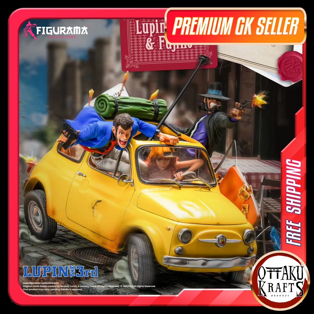 【PO】Jigen Daisuke X Fujiko Mine X Arsene LupinIII Figurama Studio Lupin III【FREE Shipping】GK