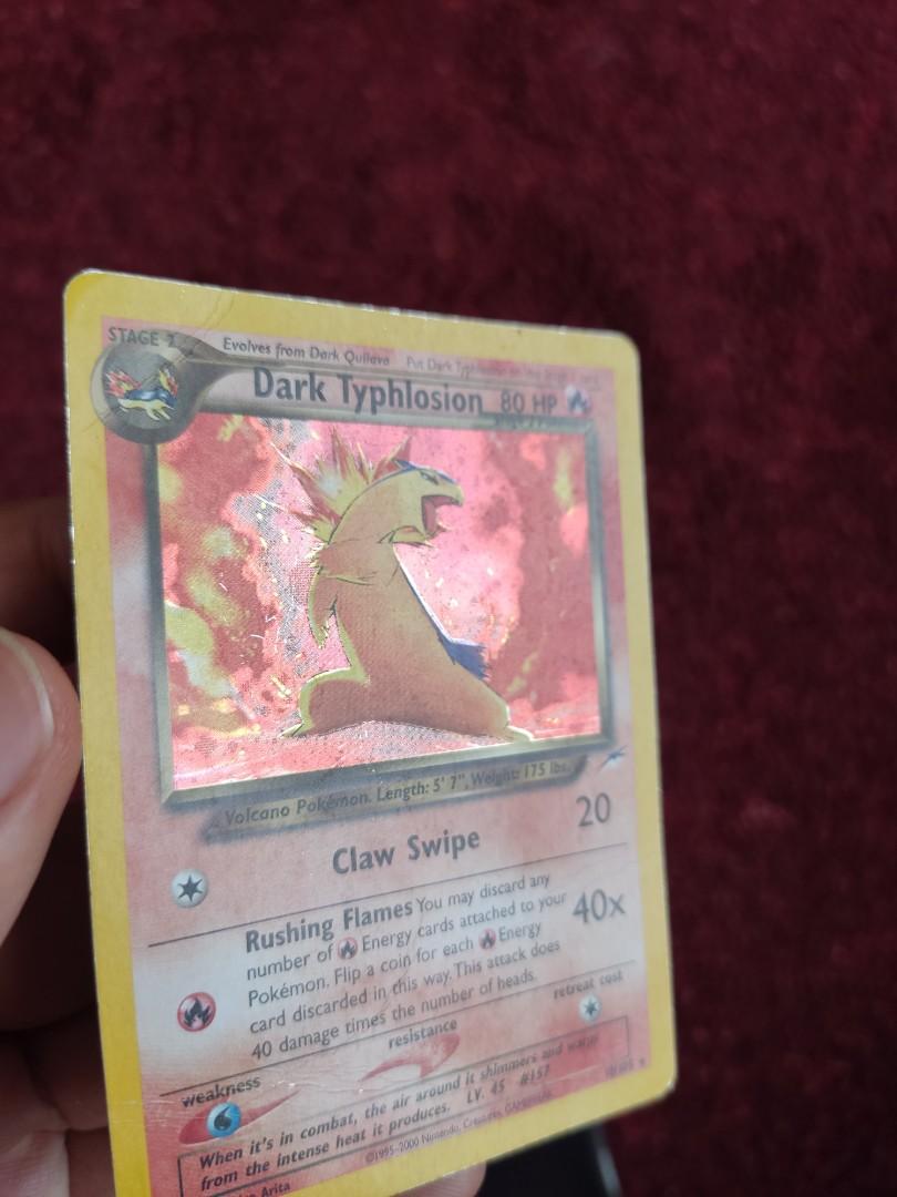Pokemon TCG Dark Typhlosion, Hobbies & Toys, Toys & Games on Carousell