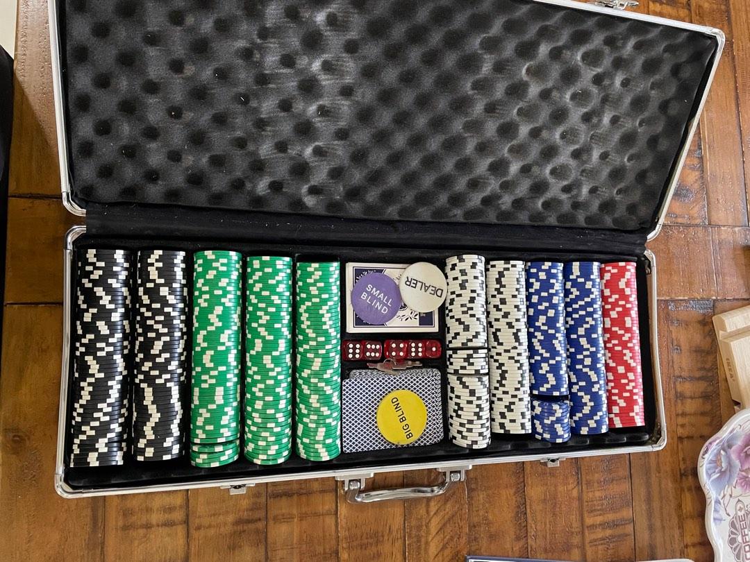 Poker Set (500 chips), Hobbies & Toys, Toys & Games on Carousell