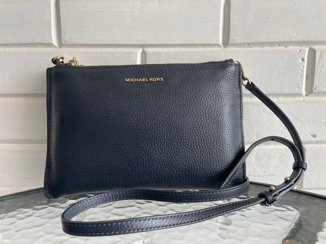 Preloved Michael Kors Large Double Pouch Crossbody Bag Barang