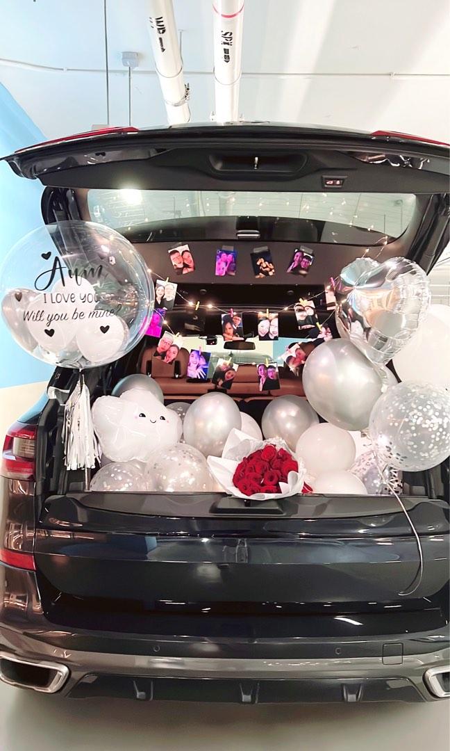 PROPOSAL CAR BOOT SURPRISE , BIRTHDAY CAR BOOT SURPRISE , ANNIVERSARY ...