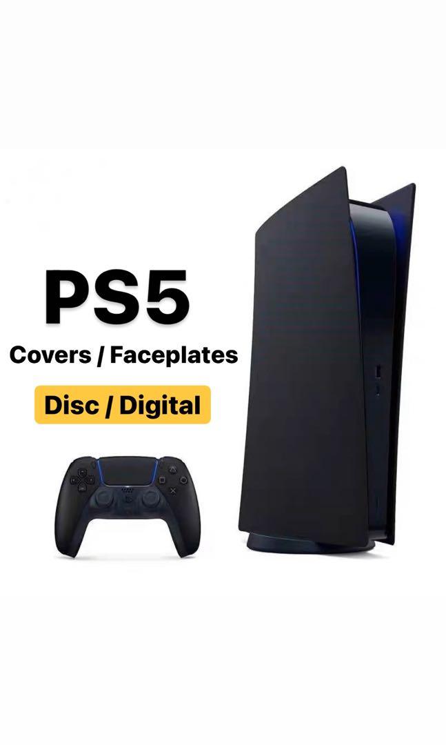 ✅ PS5 Covers / Face plates - Disc Midnight Black / Digital Midnight Black  PlayStation 4 / 5 PS4 PS5