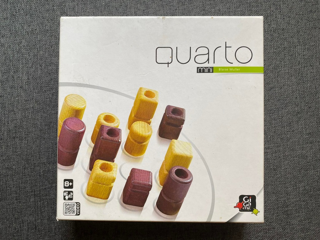Mini Quarto Board Game by Gigamic Games, Hobbies & Toys, Toys & Games