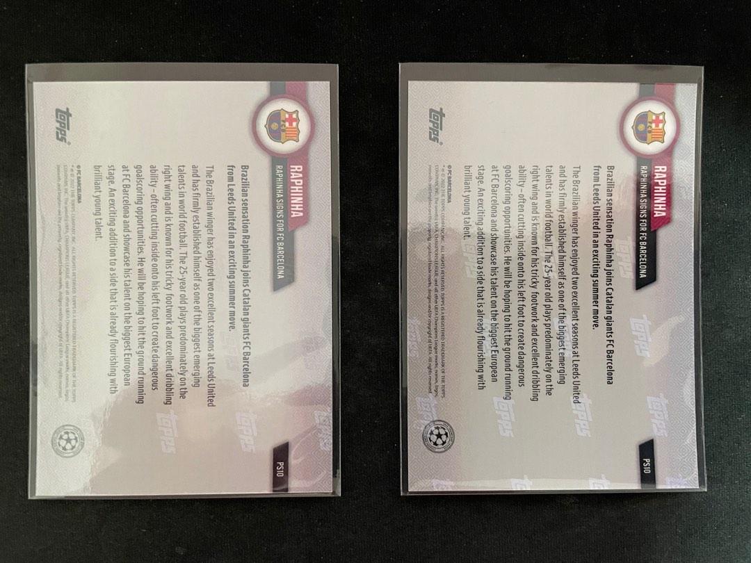 Raphinha Signs For FC Barcelona - UCL Topps Now Card #SP10, Hobbies