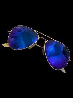 Authentic Ray-Ban Rayban AVIATOR FLASH LENSES sunglasses sunnies