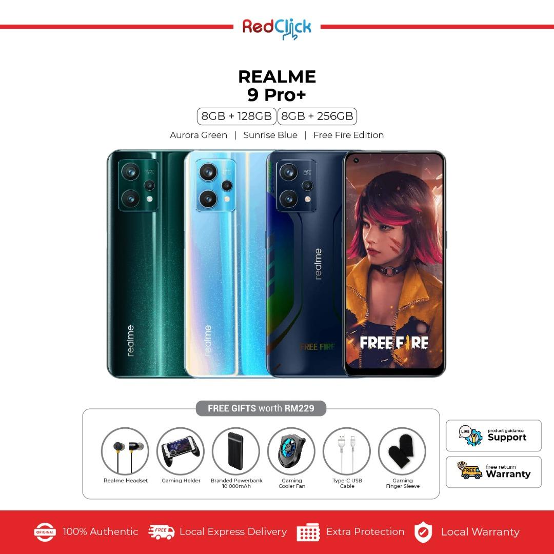  realme 9 Pro+ Dual-SIM 256GB ROM + 8GB RAM (GSM only  No CDMA)  Factory Unlocked 5G Smartphone (Aurora Green) - International Version :  Cell Phones & Accessories