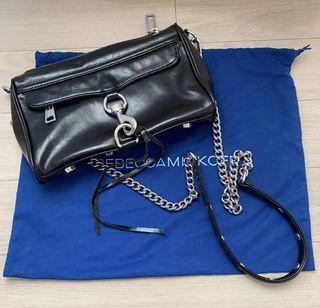 Rebecca minkoff 真品斜背包 黑色經典百搭