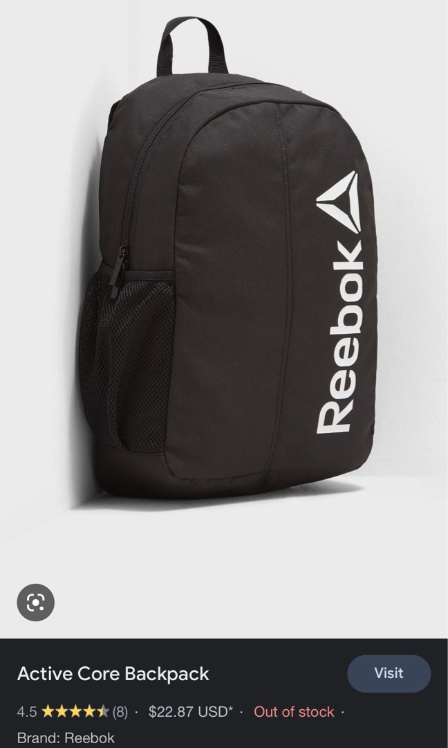 Reebok backpacks for school store