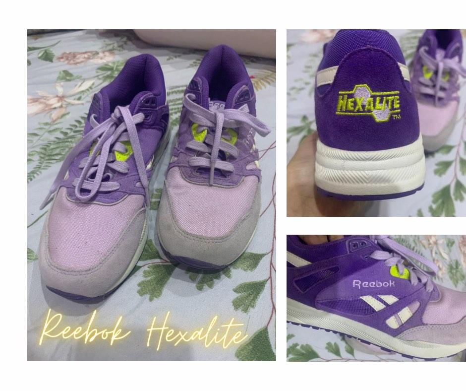 Reebok Hexalite Purple Women s Fashion Footwear Sneakers on