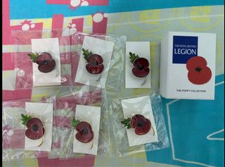 Remembrance Day 美人花襟章 英國進口 poppy64205968049025110